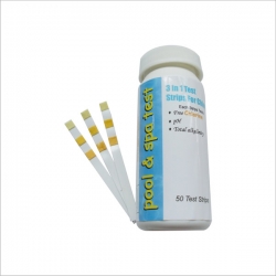 Swimming pool 3 way test strips